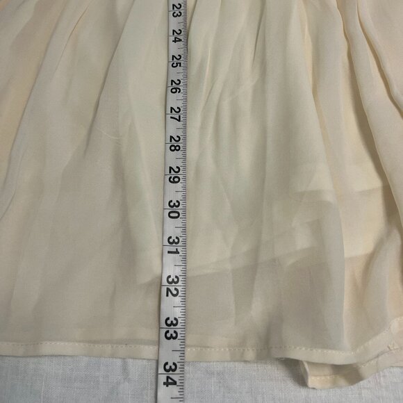 Impressions Women's Evening Dress Ivory Size Small Zipper Cocktail Dress - Picture 9 of 10